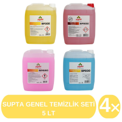Supta 4'lü Genel Temizlik Seti 5 KG