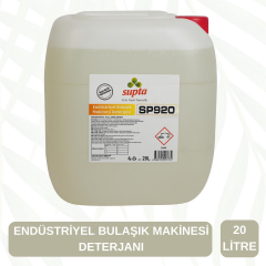 Supta Endüstriyel Bulaşık Makine Deterjanı 20 Litre