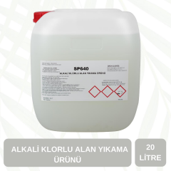 Supta Alkali Klorlu Köpüklü Alan Yıkama Maddesi Profesyonel 20 LT