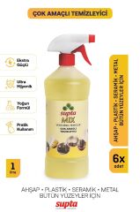 Supta Mix Deri Kumaş Halı Araç Mutfak ve Genel Temizlik Ürünü 1 LT 6 Adet