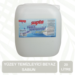 Supta Sıvı Yüzey Temizleyici 20 Litre Beyaz Sabun Kokulu