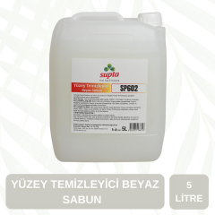 Supta Sıvı Yüzey Temizleyici 5 L Beyaz Sabun Kokulu
